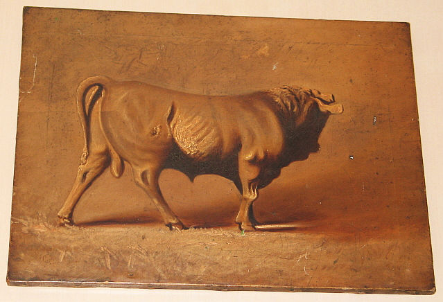 English Painting of Bull