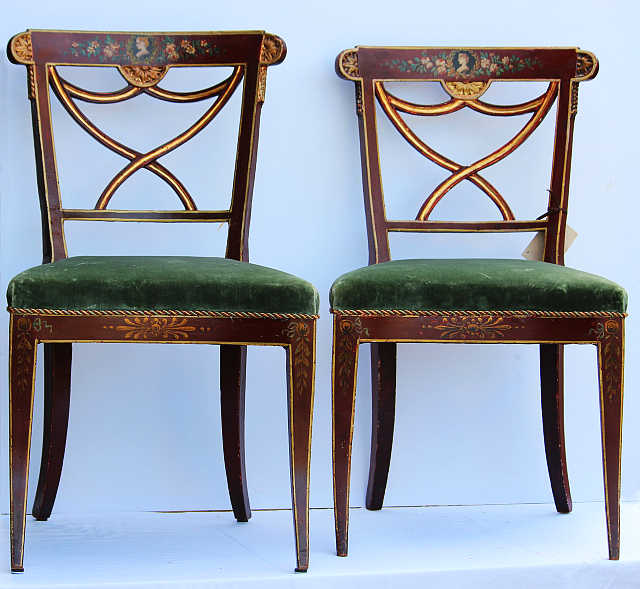 Pair of Continental Side Chairs
