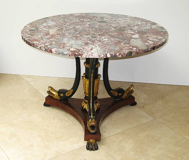 Black Lacquer Center Table