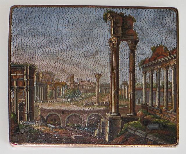 Antique Roman Micromosaic