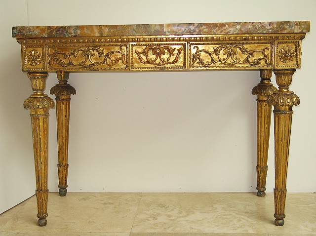 Italian Giltwood Console