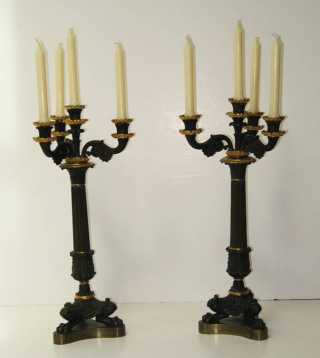 Pair of French Candlesticks