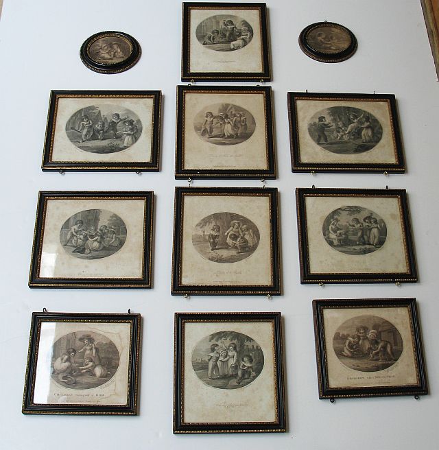 Set of 12 Bartolozzi Prints