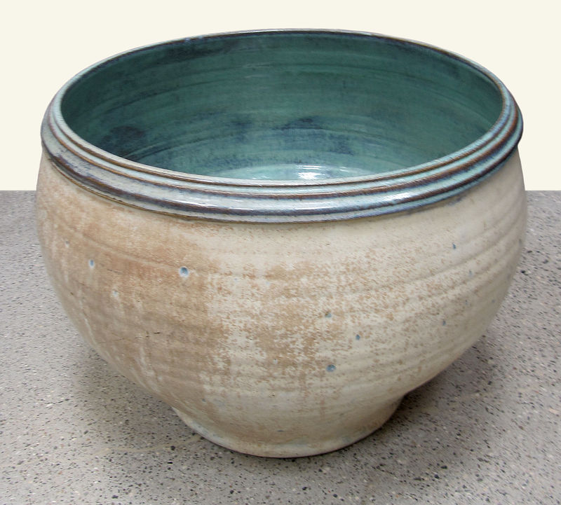 Large Hand Thrown Ceramic Urn