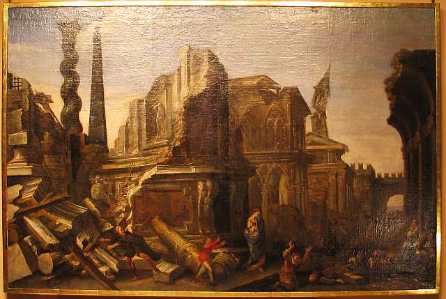 Italian 17<sup>th</sup> Century Baroque Oil on Canvas